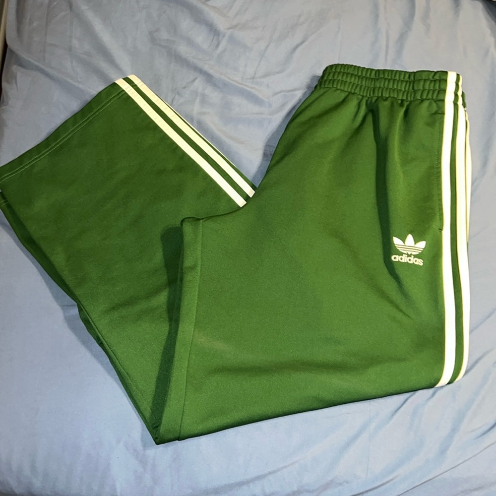NWOT Vintage adidas Originals Men's Classics Wide Leg fleece Track sweat  Pants